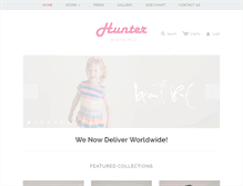 Tablet Screenshot of hunterbaby.com.au